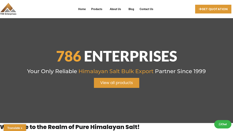 Premium Himalayan Salt Wholesale | Bulk Rock Salt & More