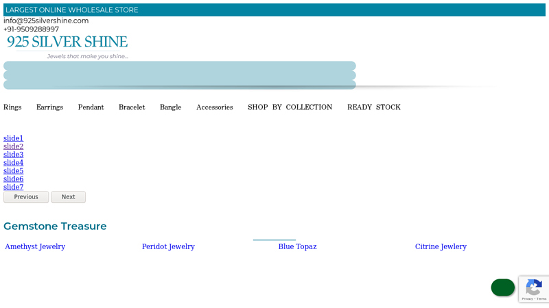 Wholesale Sterling Silver Jewelry Online | 925 Silver Shine