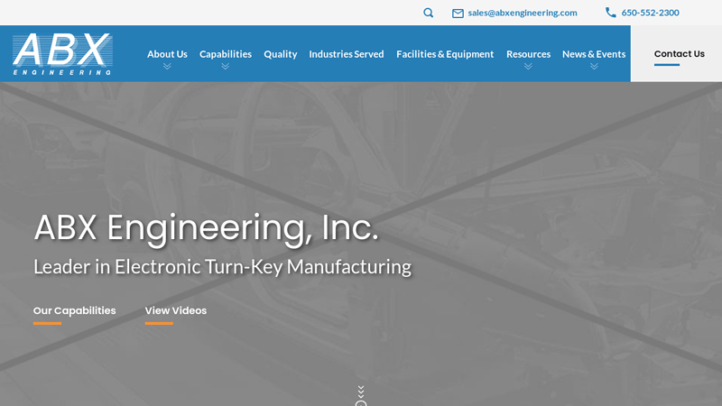 ABX Engineering Contract Manufacturer