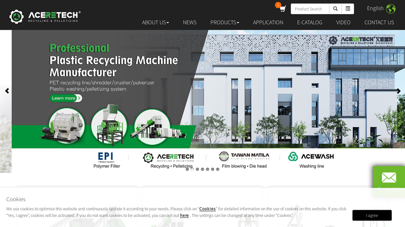 Plastic Recycling Machinery & Plants | ACERETECH Waste Recycle Lines Manufacturer