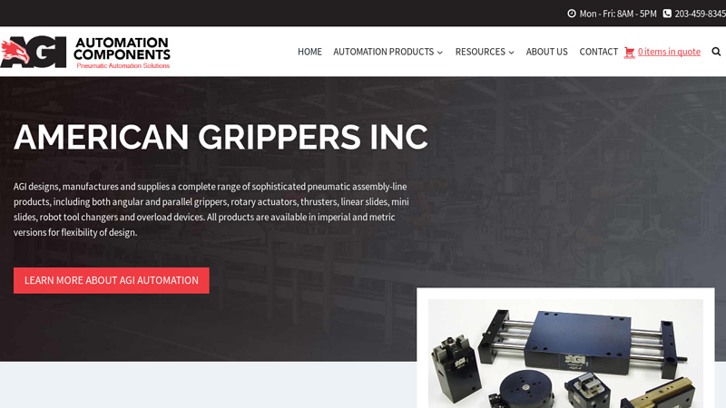 American Grippers Inc. | Automation Equipment Components