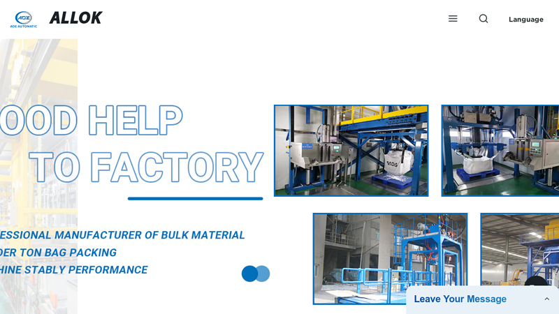 Automatic Packing Machine, Ton Bag Filling Machine, Ton Bag Packing Scale - Allok | Yantai Allok Automatic Equipments Co., Ltd.