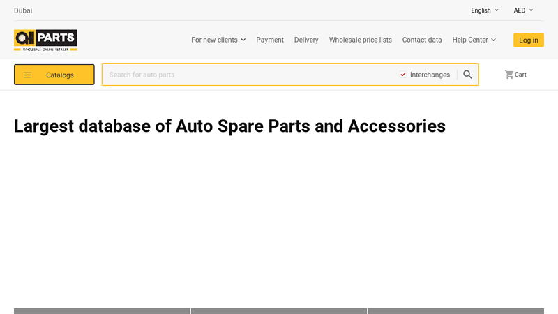 Auto Spare Parts - Online Store Genuine & Aftermarket Car Parts | ALLPARTS.AE