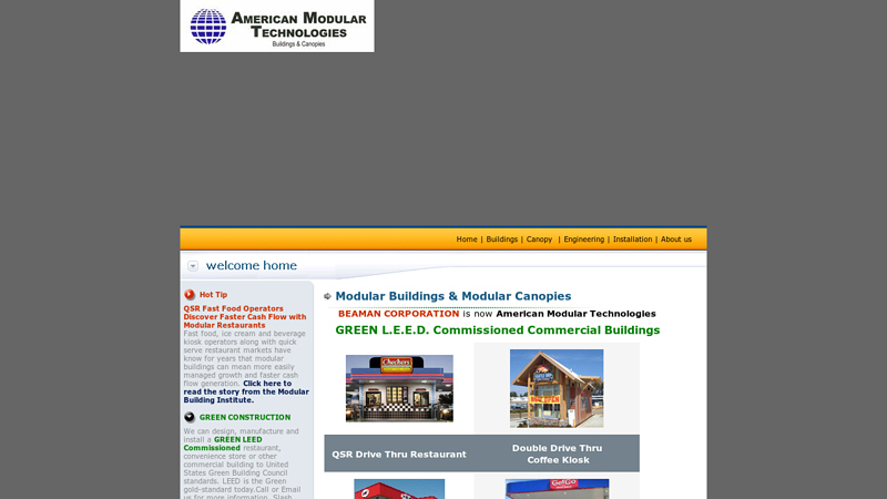 American Modular Technologies, modular building manufacturer, QSR Manufacturer, convenience store manufacturer, fast food manufacturer