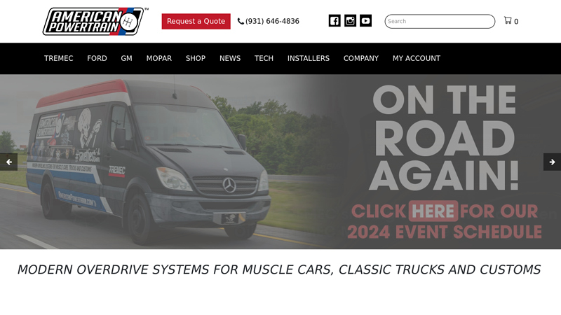 Home - American Powertrain - TREMEC Conversion Specialists