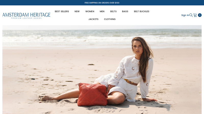 Amsterdam Heritage | Handmade Leather Belts & Leather Bags C AMSTERDAM HERITAGE