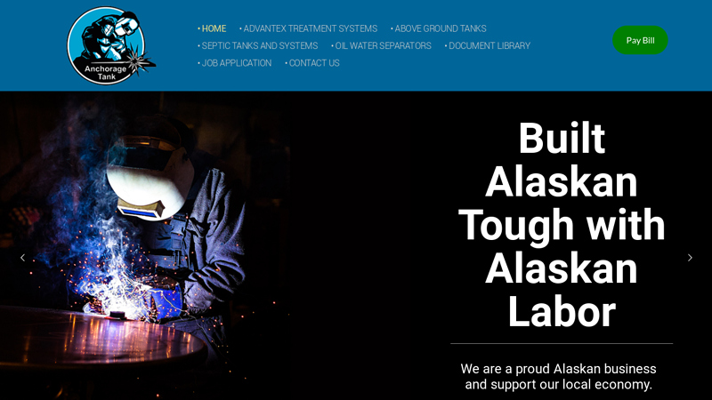 Anchorage Tank | MANUFACTURER OF STEEL TANKS FOR SEPTIC, FUEL AND WATER.