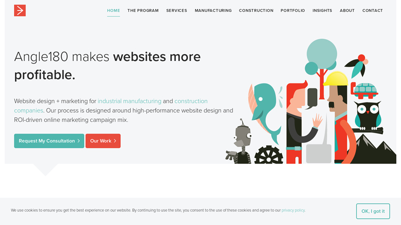 Web Design & Marketing for Industrial Manufacturers | Angle180