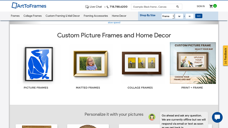 Online Custom Frames | Collage Picture Frames | Picture Frames - ArtToFrame