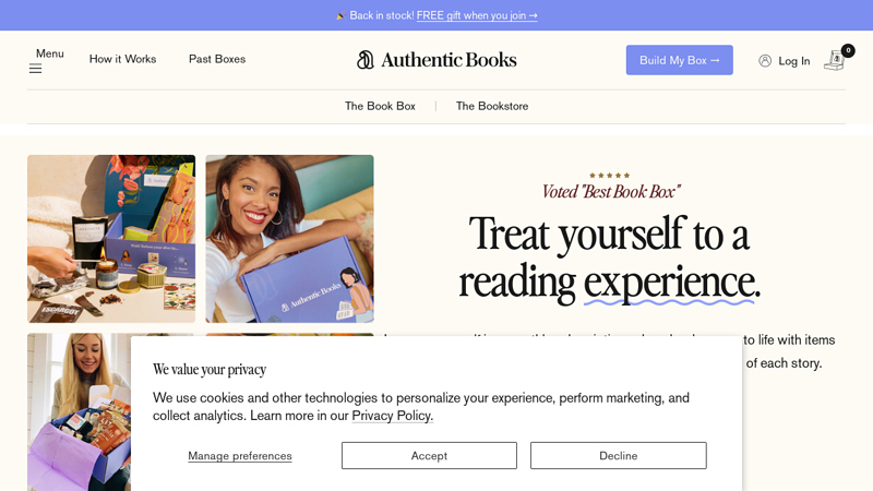 Authentic Books | Award-Winning Book Subscription Box