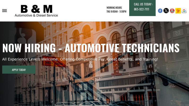 Auto Repair, Knoxville TN | B & M Automotive & Diesel Service