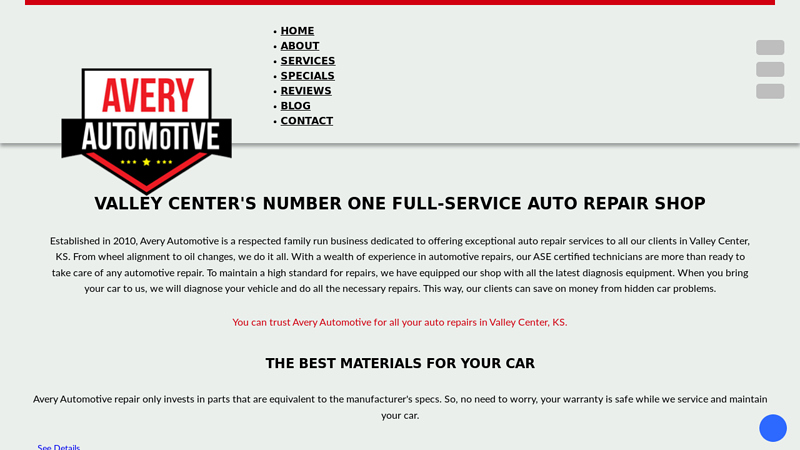 Auto Repair in Valley Center | Auto Mechanics | Avery Automotive