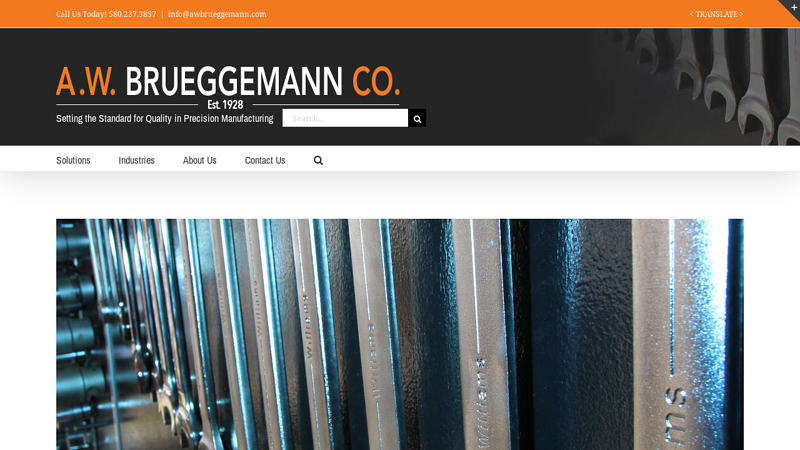 Babbitt Bearings & Precision Machining | A.W. Brueggemann CO