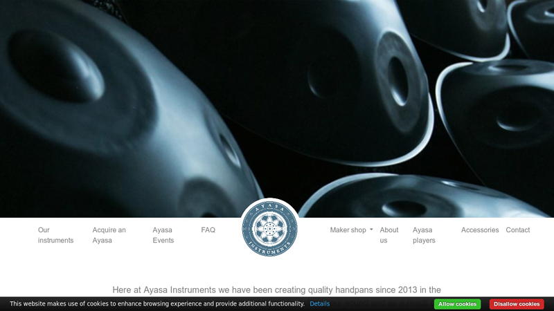 Ayasa Instruments - Handpan maker from the Netherlands