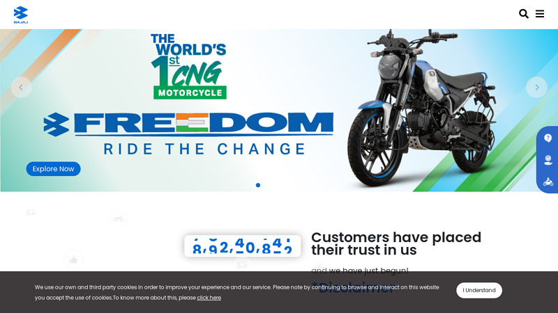 Leading manufacturer of bikes & 3-wheelers | Bajaj Auto