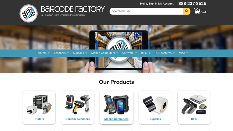 Barcode Factory: Barcode Printers, Scanners, Mobile Computers, RFID Experts