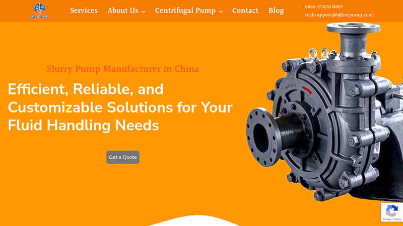 Slurry Pump Manufacturer - First Pump