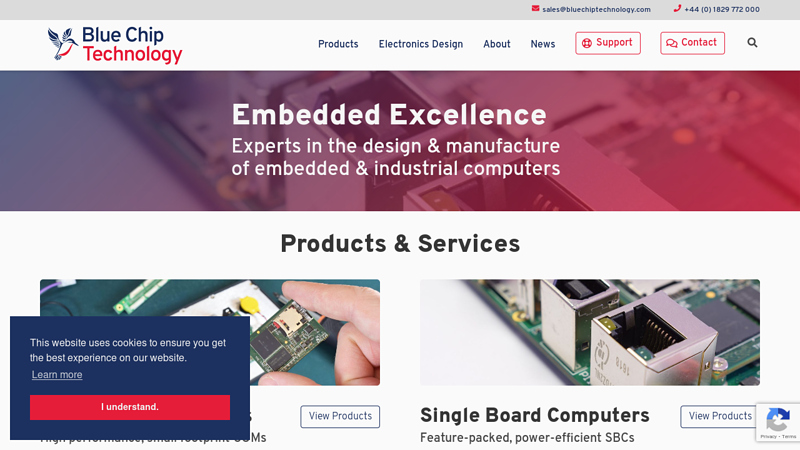 Blue Chip Technology | UK Embedded Computer Design & Manufacture