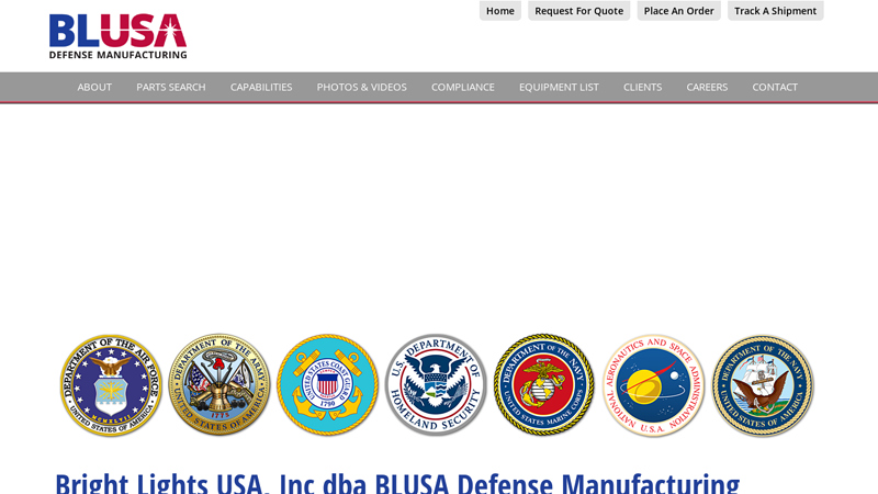 BLUSA Defense a Defense Manufacturer of Military Parts