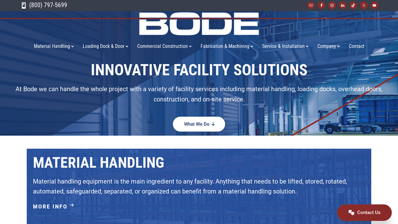 Bode Equipment Company - Material Handling Solutions