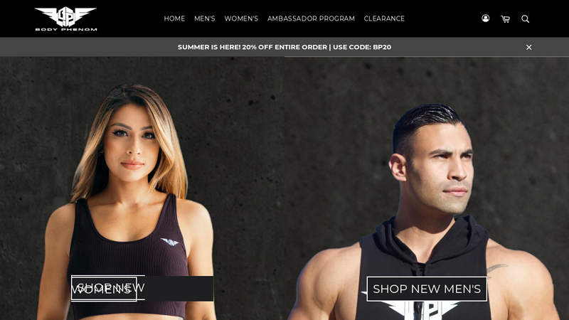 Online Fitness Clothing Store, Buy Gym Wear Workout Clothes | Body Phe C Body Phenom