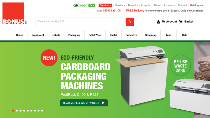 Best Value Packaging Materials In The UK | Bonus Trading