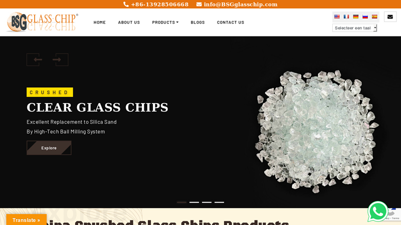 BSGglasschip? Best China Crushed Glass Chips - Manufacturers & Suppliers