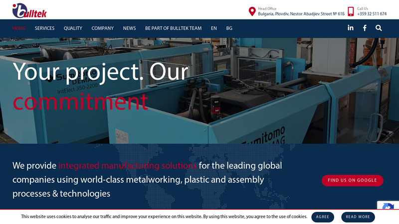 Home - BULLTEK - Your Manufacturing Partner