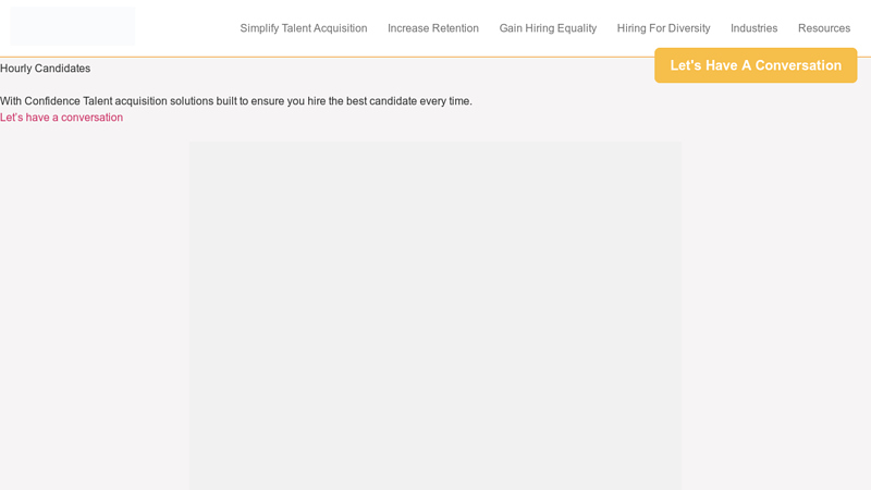 Hourly Hiring - Talent Acquisition Solutions for Organizations | Cadient