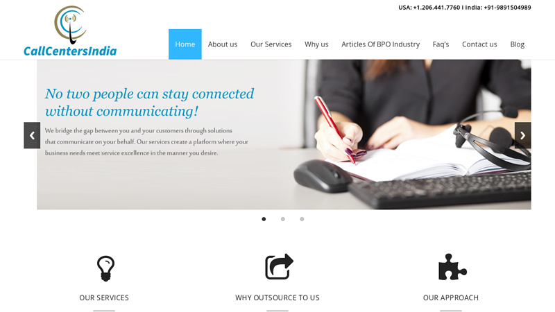 Outsourcing Call Center Services India | Call Centers India