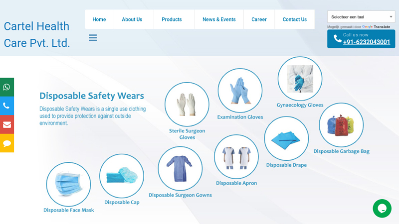 Syringe, Facemask, Surgical Gloves Manufacturers in India