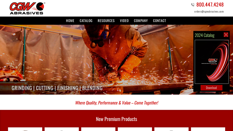 CGW Abrasives | Grinding, Cutting Wheels, Discs