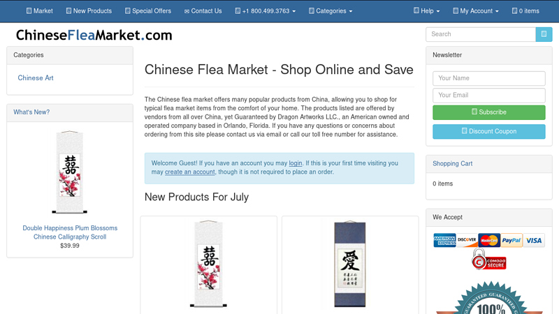Chinese Flea Market - Shop Online and Save