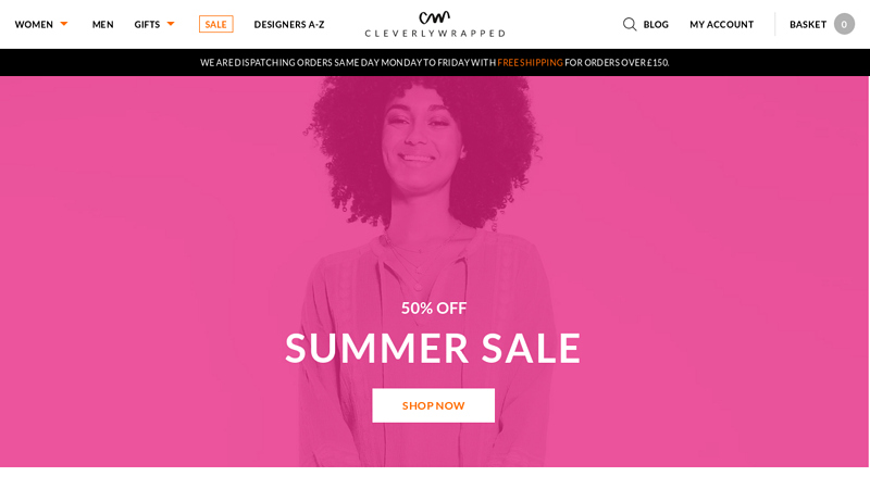 Buy Designer Clothing Online - Cleverly Wrapped UK