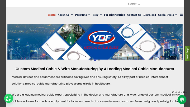 Up Medical Cable Manufacturer for medical cable assemblies