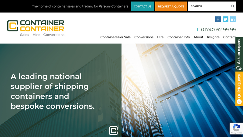 New and Used Shipping Container sales in the UK, Conversion specialists