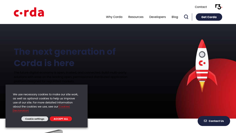Corda | The open permissioned distributed application platform