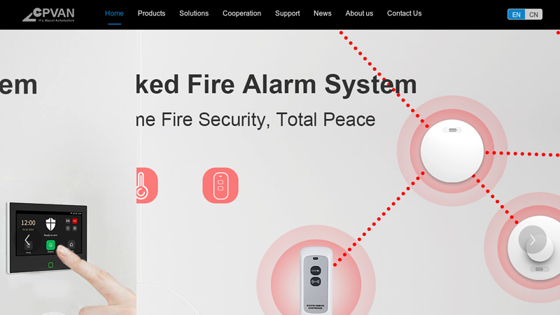 Home Alarm and Fire Alarms Manufacturer - CPVAN