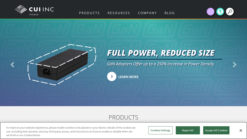 Ac-Dc Power Supplies and Dc-Dc Converters | CUI Inc