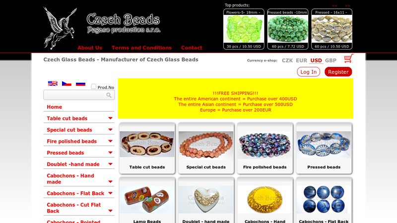 Czech Glass Beads - Manufacturer of Czech Glass Beads