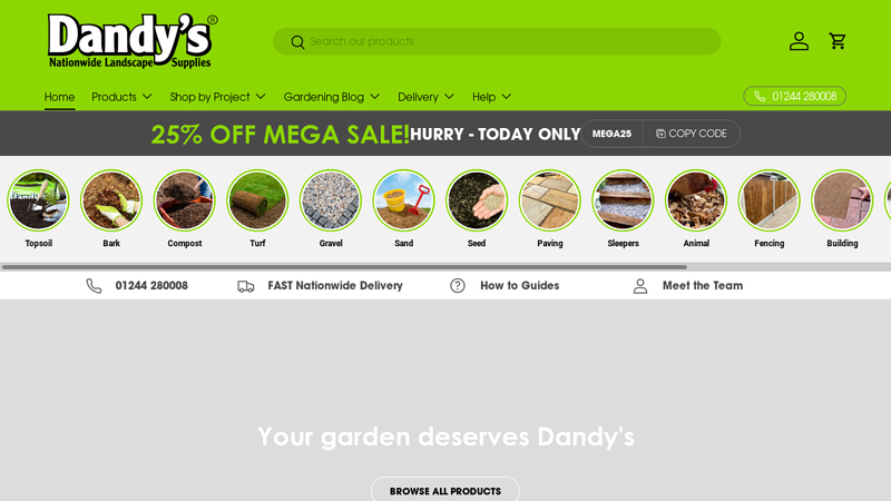 Dandys Topsoil | Top Soil, Gravel, Compost, Turf, Aggregates Supplier C Dandy