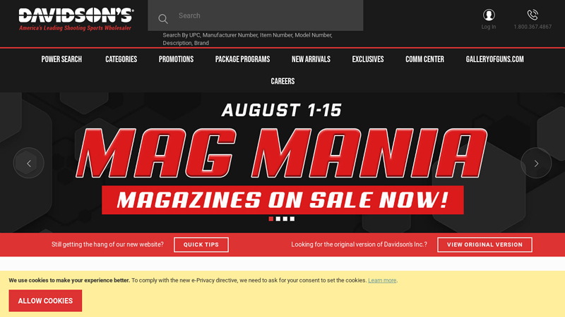 Davidsons - davidsonsinc.com C Firearms Wholesaler C Firearms Distributor C Gun Wholesaler C Gun Distributor | Davidson
