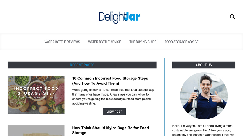 Delight Jar C The Best Water Bottle Reviews and Advice