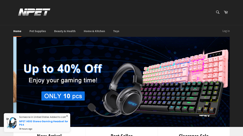 NPET Online Store | Pet Water Fountains, Mechanical Keyboards & More