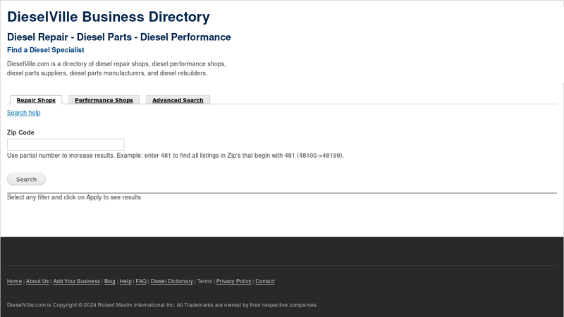 Diesel Repair Shop Directory - Find a Diesel Mechanic | DieselVille