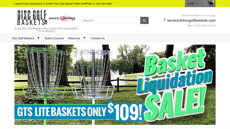 Disc Golf Basket for Sale Online at Disc Golf Baskets C DiscGolfBaskets.com