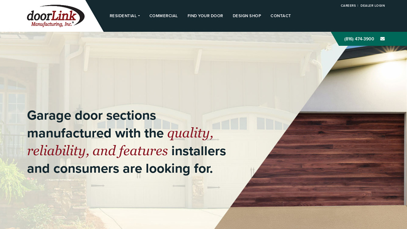 Garage Door Manufacturer - doorLink Manufacturing, Inc.