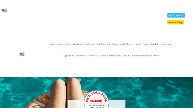 Above Ground Swimming Pool Manufacturer | Doughboy Pools