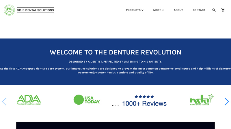 Everything you need for living with dentures | DR. B DENTAL SOLUTIONS C Dr. B Dental Solutions