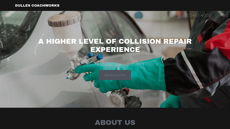 Dulles Coach Works - High-End Autobody Repair Shop: Lamborghini, McLaren, Tesla, Lucid, Rivian, Ferrari, Rolls Royce, Bentley, Aston Martin, Collision Center, Collision Repair